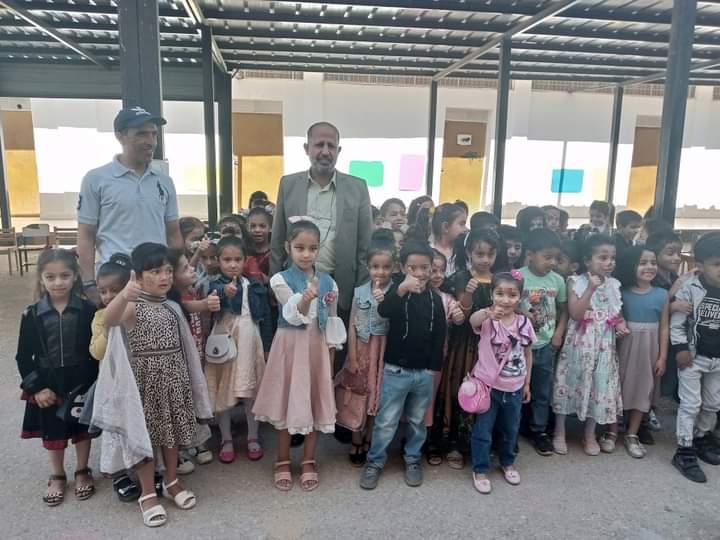 المزاودة يرعى احتفال مدرسة خولة بنت الأزور الأساسية المختلطة بيوم الطفولة  _صور
