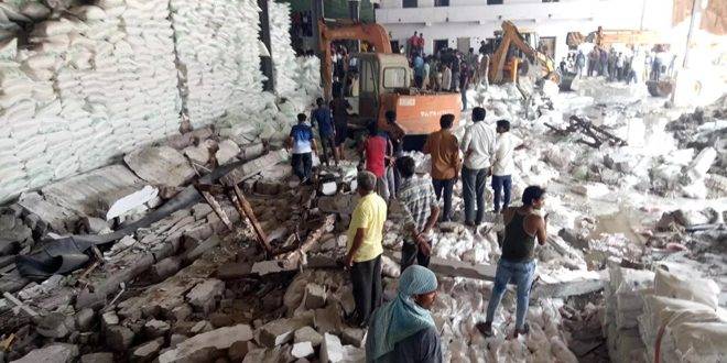 مصرع 12 شخصاً إثر انهيار جدار غرب الهند