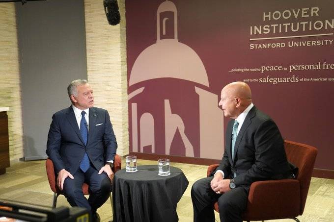 الملك في مقابلة إعلامية مع معهد هوفر: العلاقة مع الولايات المتحدة مؤسسية ومبنية على الثقة