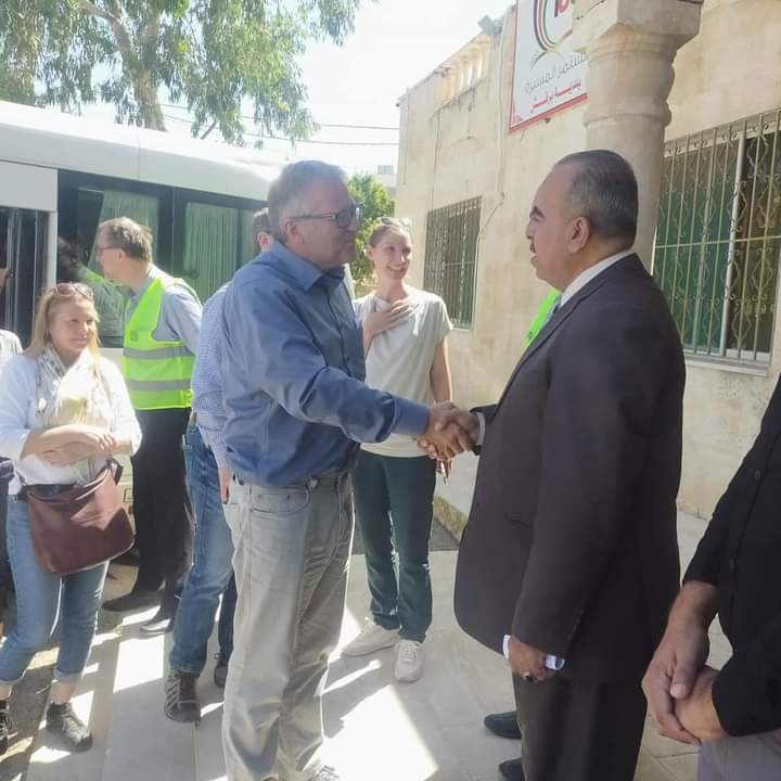 وفد الماني يزور بلدية برقش _صور