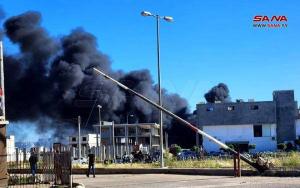 سوريا: حريق كبير بالقرب من مصفاة بانياس