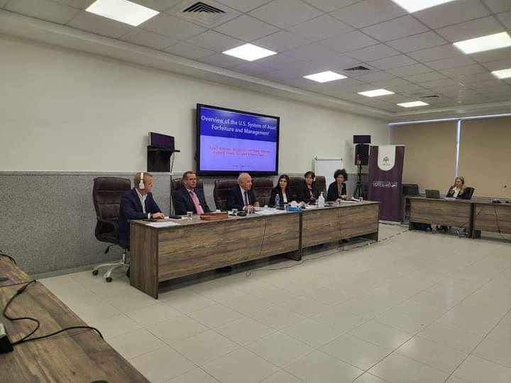 دورة تدريبية إدارة الأموال المجمدة والمصادرة في المعهد القضائي الأردني