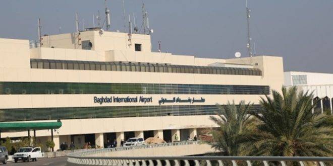 مطار بغداد يوقف رحلاته الجوية بسبب العواصف الترابية
