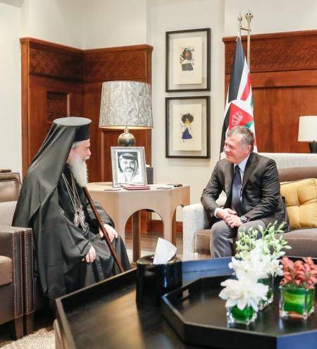 البطريرك ثيوفيلوس يهنئ بعيد الاستقلال السادس والسبعون