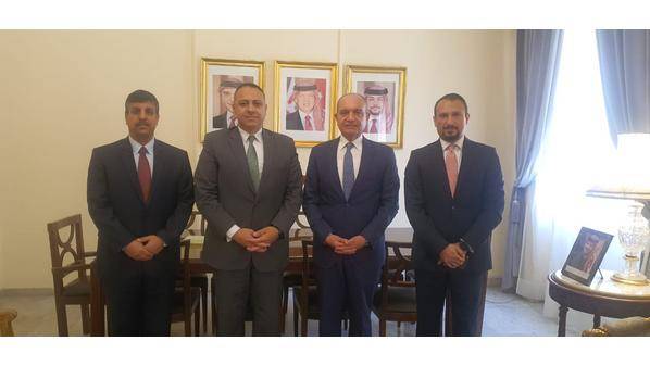 العضايلة يستقبل موفد الرئيس المصري لنقل التهاني بعيد الاستقلال