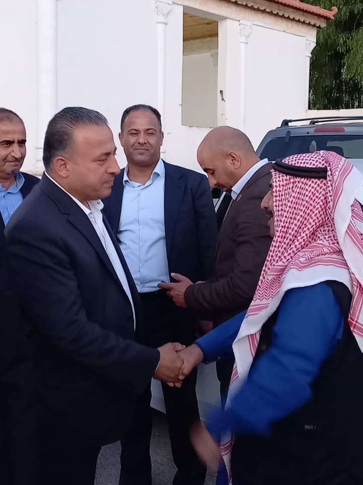 السرحان يلتقي أهالي وفعاليات شعبيه في قضاء رجم الشامي ....صور