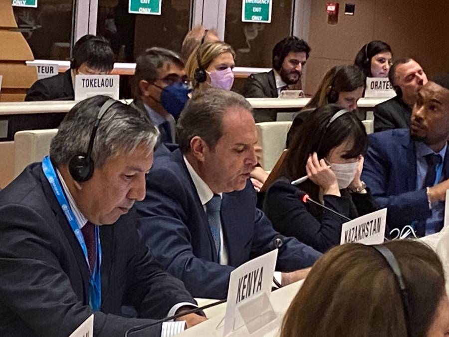 الوفد الأردني الدائم في جنيف يلقي كلمة باسم المجموعة العربية حول الأوضاع الصحية بفلسطين والجولان