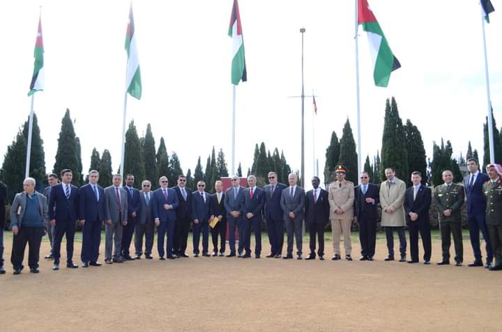 السفارة الأردنية في أستراليا تحتفل بعيد الاستقلال لــ 76 وترفع العلم في العاصمة كانبيرا ...صور