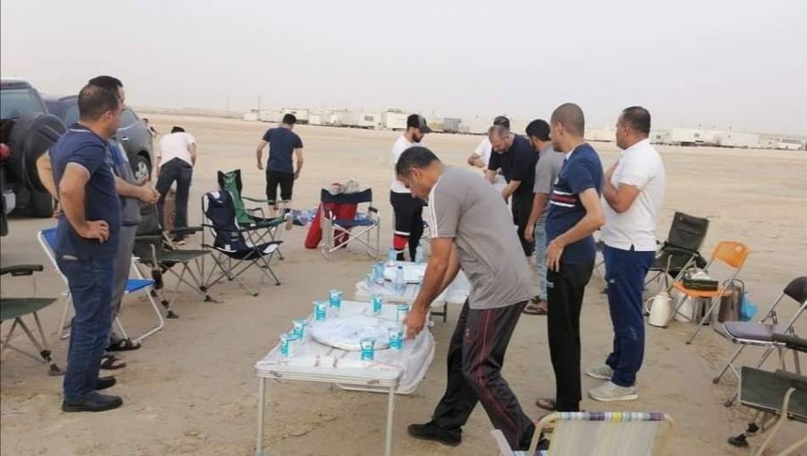 لقاء ودي للجالية الاردنية من ابناء سحم الكفارات بدولة قطر الشقيقة