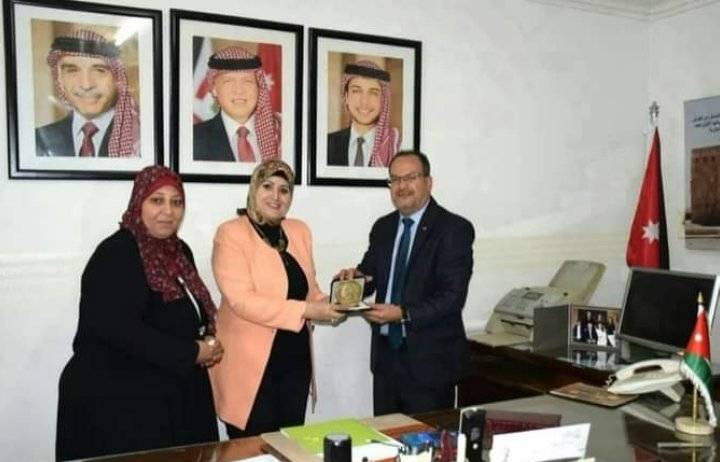 منسق عام وافدين جامعة المنوفية تلتقى بالملحق الثقافى الأردنى