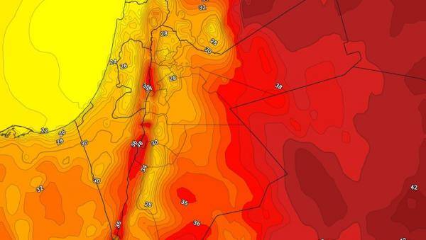 رياح جنوبية نشطة السرعة ومثيرة للعواصف الرملية الخميس