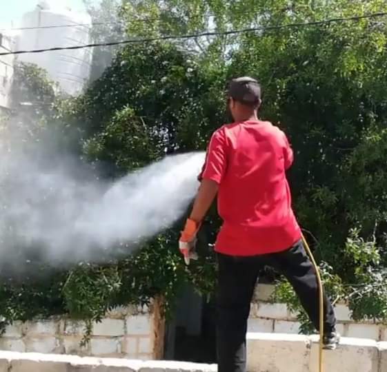 مديرية الصحة والبيئة في بلدية جرش الكبرى تبدأ حملات رش مبيدات الحشرات و ناقلات الأمراض...
