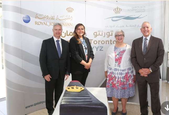 الملكية الأردنية تبدأ بتسيير رحلات منتظمة بين عمان وتورنتو