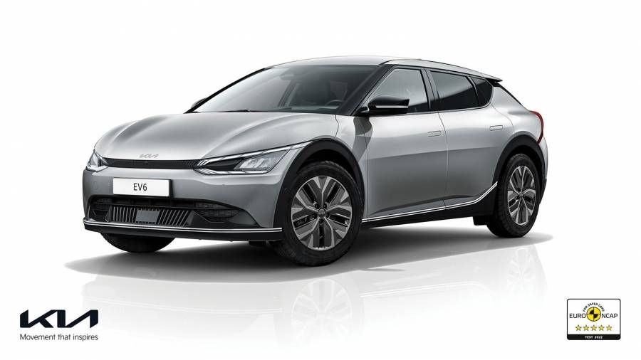 «كيا EV6» تحصل على تصنيف 5 نجوم من المنظمة الأوروبية لاختبارات السلامة