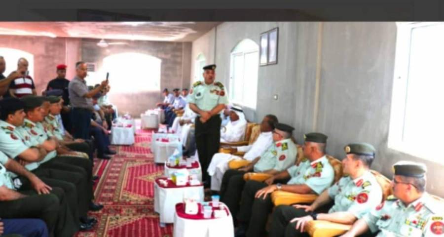 كبار ضباط القوات المسلحة يقدمون واجب العزاء بالشهيد الجوابرة...صور