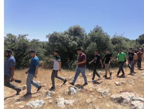 عجلون : مركز شباب عبين عبلين ينظم مسير بيئي في محمية غابات عجلون