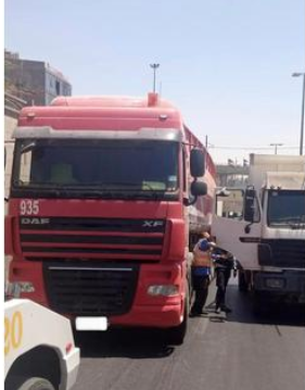 تعطل (قلاب) قرب مخرج دوار خلدا باتجاه صويلح