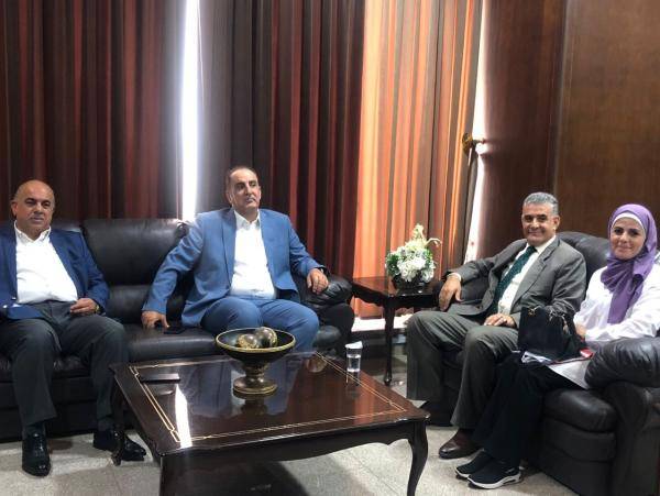 مدير عام المكتبة الوطنيّة يستقبل النائب الرواشدة والمرازيق