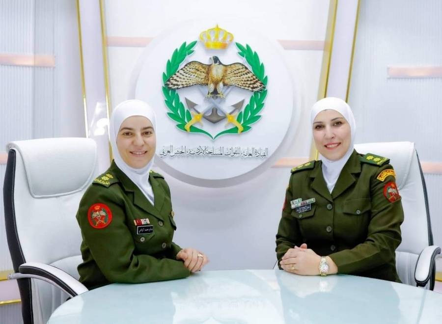 إذاعة الجيش العربي تستضيف الملازم أول هالة جادالله