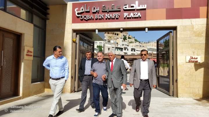 الحياري: إفتتاح مشروع ساحة عقبة بن نافع مبدئي وسط مدينة السلط التراثي