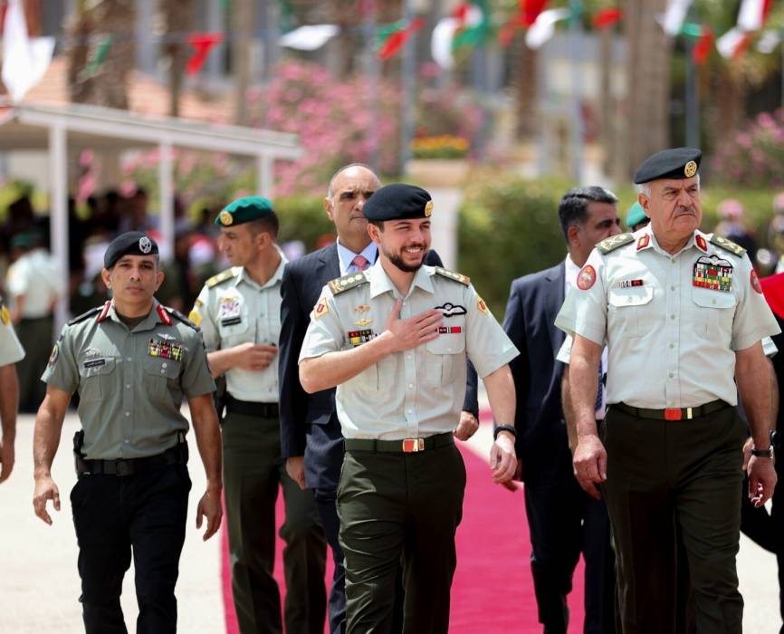 مندوباً عن الملك، ولي العهد يرعى حفل تخريج الفوج 32 من الجناح العسكري بمؤتة...صور