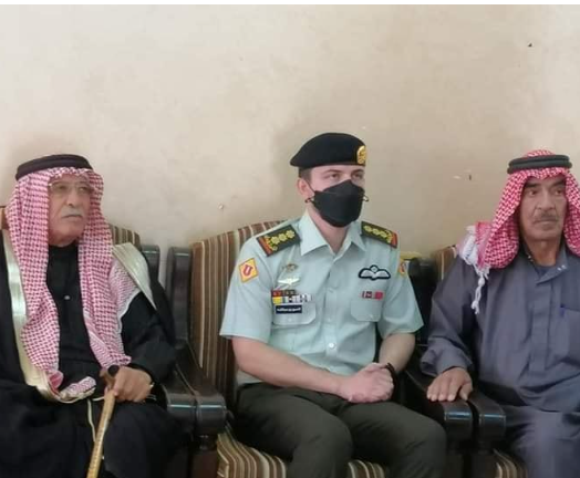 ولي العهد يعزي بالشهيد السيايدة