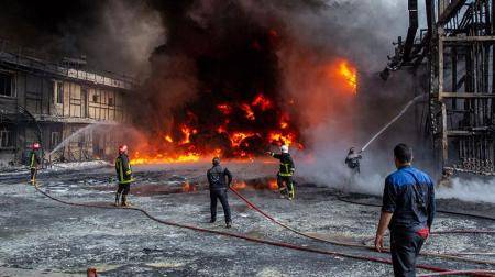 ارتفاع حصيلة الإصابات بانفجار مصنع جنوبي إيران