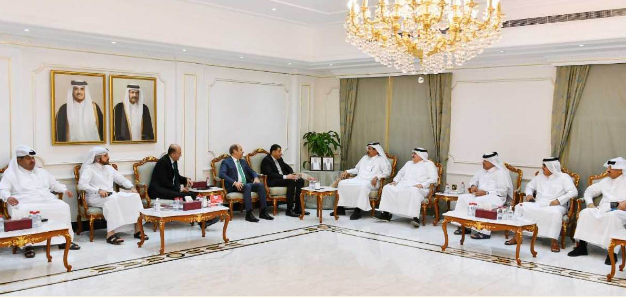 استيتية يبحث وغرفة تجارة قطر تشغيل الأردنيين