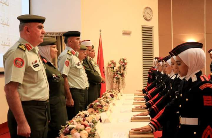 مرشحات كلية الأميرة منى للتمريض يؤدين القسم القانوني _صور