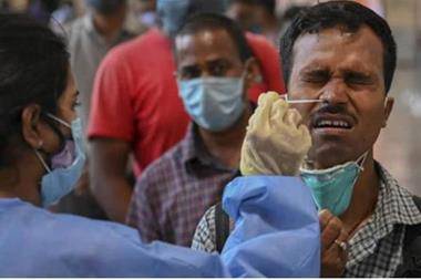 أعلى معدل إصابات بفيروس كورونا منذ فبراير في الهند