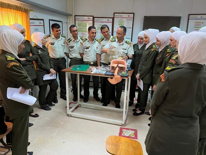 اختتام دورة العناية بمجرى التنفس المتقدم في المركز التعليمي الوطني للاسعاف والطوارئ