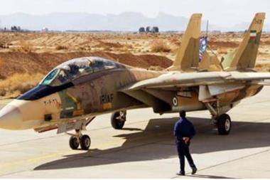 تحطم مقاتلة إف14 في إيران وإصابة الطيار ومساعده