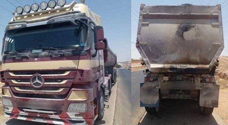 ضبط حدث عمره 16 عاما يقود مركبة شحن في المفرق