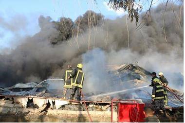 التعامل مع 151 حادث إطفاء خلال 24 ساعة