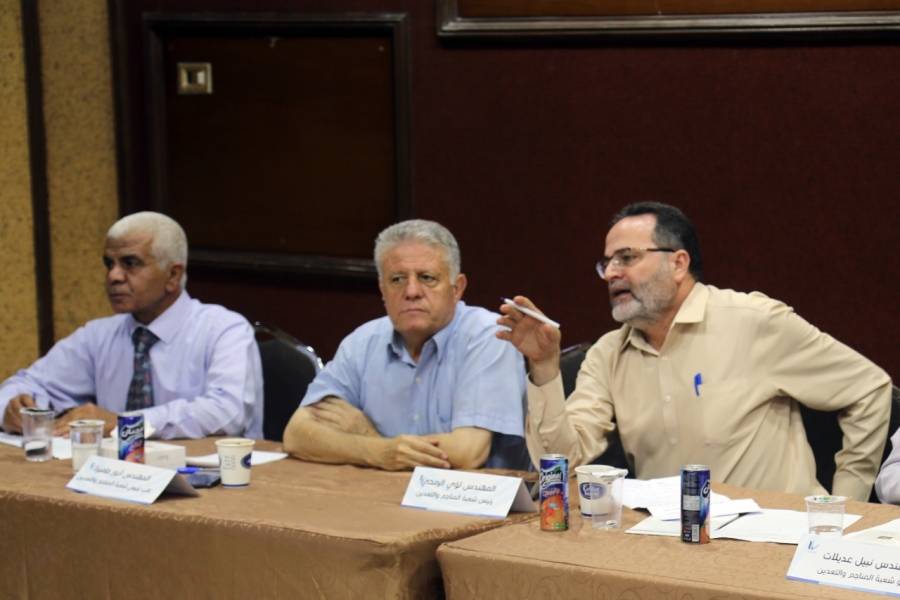 شعبة المناجم والتعدين في نقابة المهندسين تلتقي مكاتب استطلاع الموقع