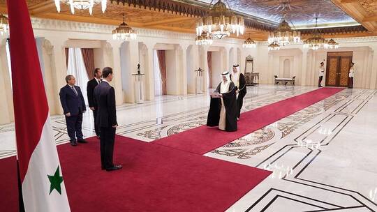 الأسد يتقبل أوراق اعتماد سفير دولة خليجية