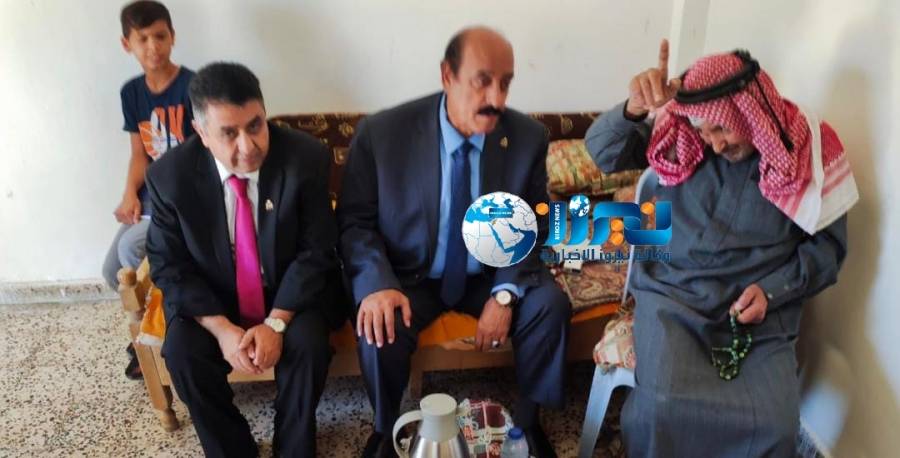 الشوبكي يزور متقاعد عسكري يعاني من شلل نصفي جراء إصابته أثناء خدمته العسكرية..صور