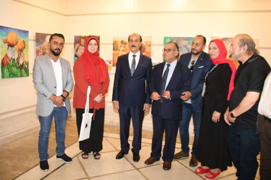 الهزايمة لنيروز : المعرض الفني العالمي جاء لتطوير الاساليب الفنية وتبادل الخبرات وابراز ثقافة الشعوب