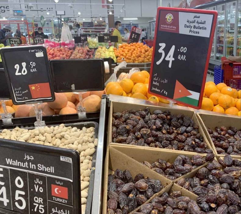 الأسواق القطرية: السلع الغذائية الأردنية تنافس أهم السلع العالمية