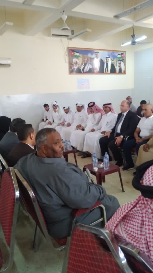 السفير القطري  سعود بن ناصر بن جاسم آل ثاني  يقدم واجب العزاء لعشيرة النوايشة