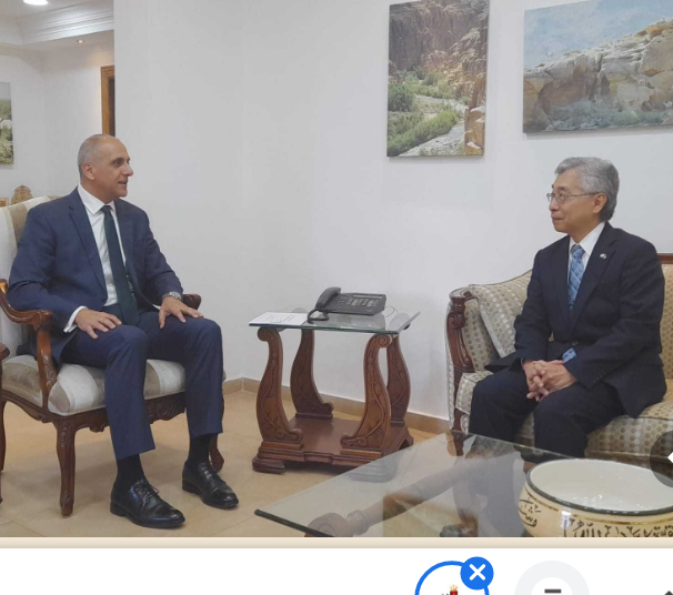وزير البيئة يلتقي السفير الياباني لدى المملكة