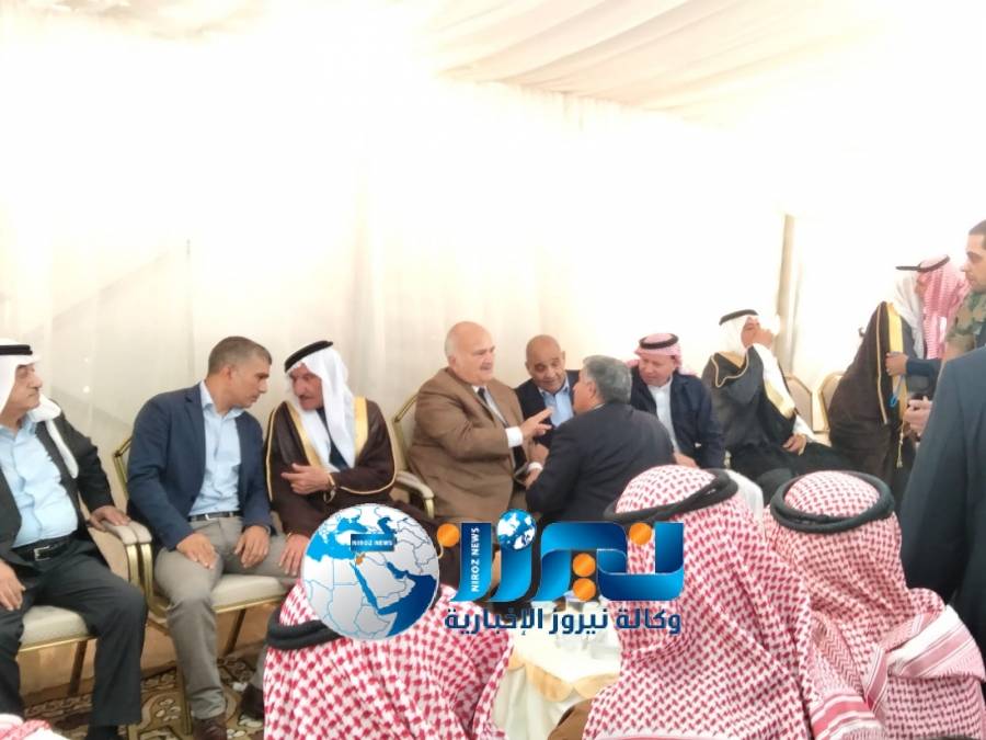 الأمير الحسن يقدم واجب العزاء بوفاة الشيخ تركي حديثة الخريشا