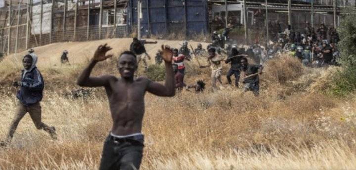 المغرب يعلن اجهاض محاولة اقتحام لمدينة سبتة