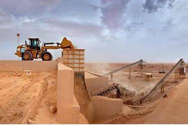 55  نسبة التقدم في مشروع استكشاف الفوسفات شرق المملكة