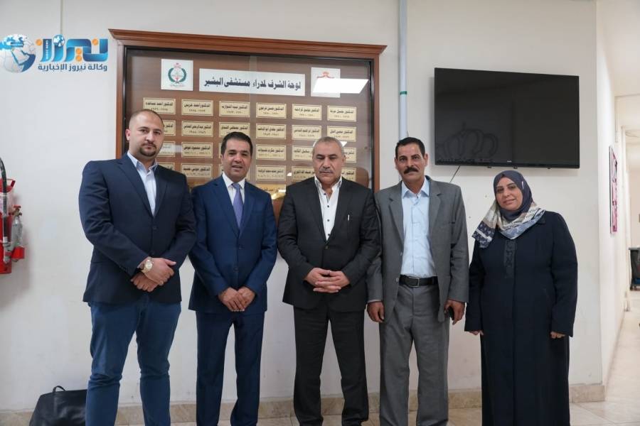العبداللات رئيس مجلس محافظة العاصمة يزور مستشفى البشير_فيديو وصور