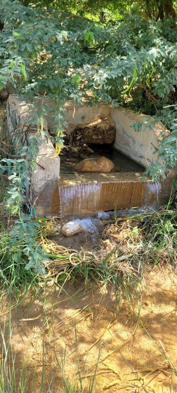 ضبط اعتداءات على خط مياه ناقل الزارة في ماعين (صور)