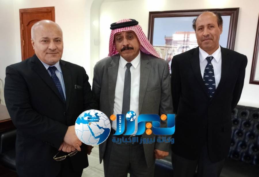 الحجايا يستقبل رجل الأعمال علي الجبور