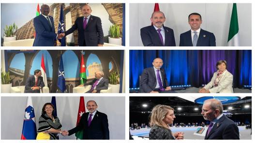 وزير الخارجية يعقد لقاءات مع عدد من نظرائه المشاركين في اجتماعات (الناتو)