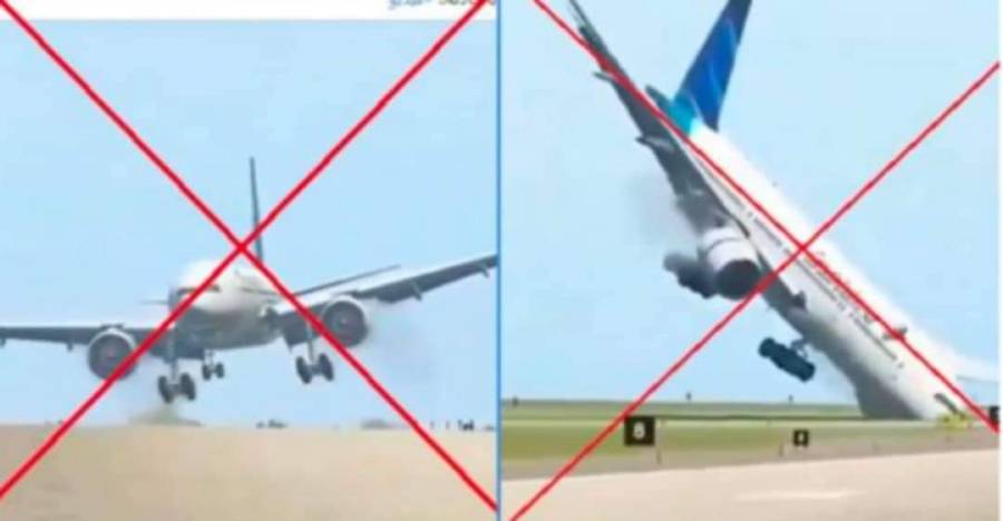 “سقوط طائرة إندونيسيّة في مطار مشهد” بإيران؟ إليكم الحقيقة