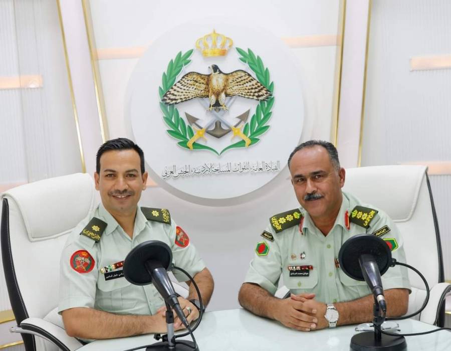 إذاعة الجيش العربي تستضيف العقيد الركن موفق العبادي